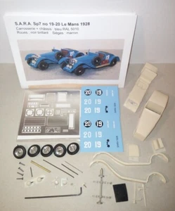 1-43 SARA SP7 Le Mans '28 #19-20 resin kit GCAM - Foto 1 di 10