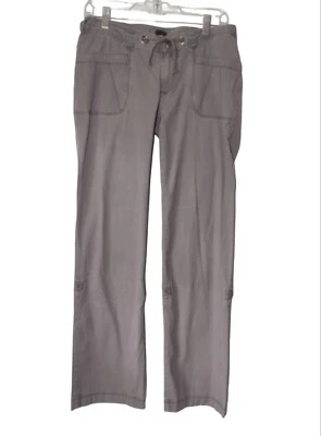 North Face 宽鬆版型棉质工装裤 8 码抽绳 Gorpcore 徒步灰色 — 第 1/4 张图片