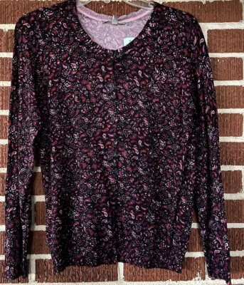 Cárdigan Daniel Rainn Amira púrpura cachemir talla mediana nuevo con etiquetas Foto 1 de 3