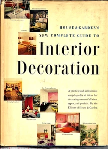 1953 'House & Gardens New Complete Guide to Interior Decorating' Mid Century Mod - Picture 1 of 12