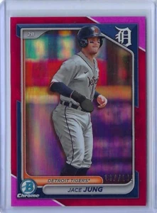 Holograma Bowman Chrome Pink 2024 JACE JUNG/199 #BCP-5 B424 - Imagen 1 de 2
