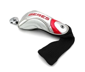 NEW Honma Beres Silver/Red Hybrid Rescue Headcover Golf Club Head Cover - Picture 1 of 3
