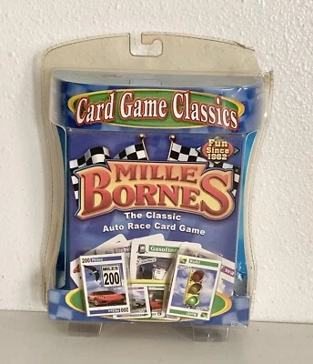 Hasbro MILLE BORNES Classic Auto Race Card Game with Card Tray  2007 - Image 1 of 4