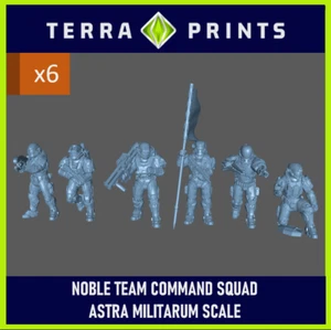 EDLER Command Squad (6x) kompatibel mit Imperial Guard - 28mm Wargaming - Bild 1 von 9