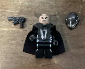 LEGO General Zod 76003 76009 Helmet Cape Super Heroes Man of Steel Minifigure - Picture 1 of 4