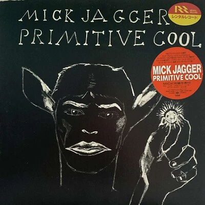 Mick Jagger - Primitive Cool - Stones - Japan Vinyl Insert - Sticker - 28AP 3380 - Image 1 of 4