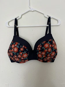 Lively The No-Wire Push-Up Floral Print bra  36DDD - Picture 1 of 10
