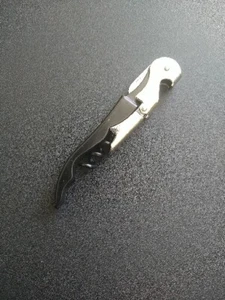 Houdini by Rabbit Double Hinged Waiter's Corkscrew, Stainless Steel - Picture 1 of 4