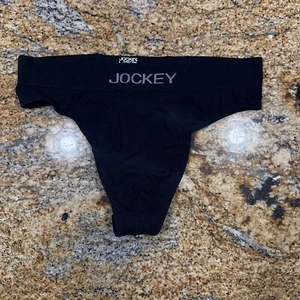 Jockey mens Black formfit modal seamfree thong underwear size L - Picture 1 of 3