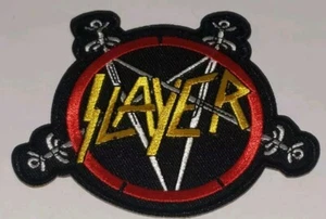 Parche de música rock and roll bordado para coser en hierro banda de Thrash Metal Slayer - Imagen 1 de 7
