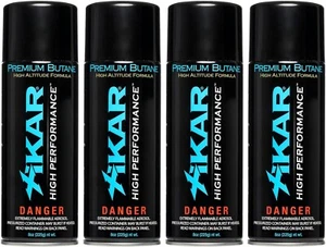 Xikar HP Butane Fuel Refill for Lighters, High Altitude Formula 8oz (4 Pack) - Picture 1 of 6