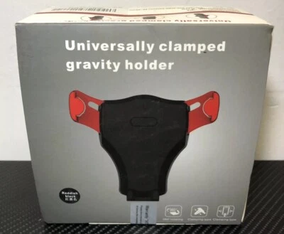 Universal Gravity Car Holder 360 Air Vent Mount Stand Black & Red - NEW - FAST! - Image 1 of 4