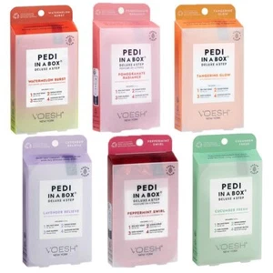 Voesh Pedi In a Box Deluxe 4 Step Pedicure kit - Mix Of 6 Scents #2 - Picture 1 of 1