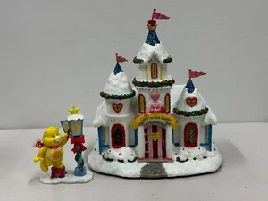 Hawthorne Care Bears Care-A-Lot Christmas Village Care-A-Lot Castle Figurine - Picture 1 of 7