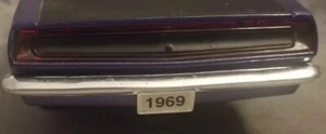1/18 Scale 1969 Plymouth Barracuda Plastic Rear Bumper (3.75") Road Signature - Picture 1 of 6