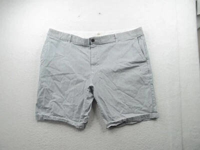 Pantalones Cortos Dockers Hombre Rayas Azul y Blanco Talla 44 Entrepierna 10" Foto 1 de 4