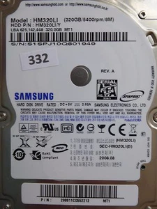 Samsung HM320LI/Y 320 GB | P/n: 298811cq552212 | 2008.08 | #332 - Imagen 1 de 3