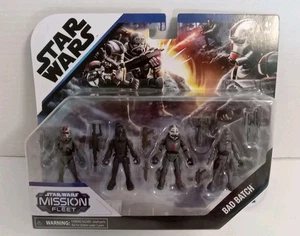 Star Wars Mission Fleet Bad Batch 2.5" Figura de Acción Paquete de 4 Set 2021 Hasbro Nuevo - Imagen 1 de 3