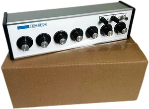 Decade Resistance Box 7 Dials DC Resistance Box with Max Value 1111111.0Ω - Picture 1 of 13