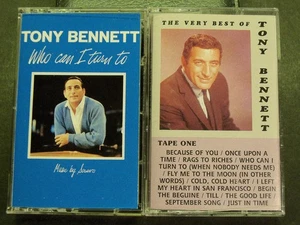 TONY BENNETT Who Can I Turn To, the Very Best tape 1 Cassettes Play Tested - Imagen 1 de 12