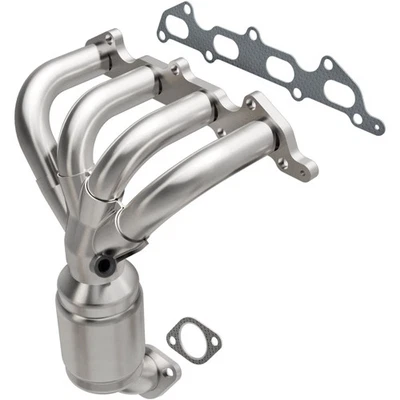 For Kia Rio 03-04 Exhaust Manifold with Integrated Catalytic Converter Stainless - Image 1 of 4