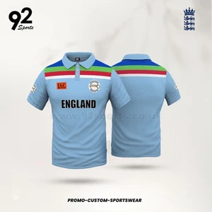 ENGLAND WORLD CUP 1992 CRICKET RETRO REMAKE T SHIRT ADULT 3XL UK STOCK - Picture 1 of 12
