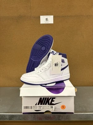 NEW Nike Air Jordan 1 High OG Retro Wmns Court Purple CD0461-151 Size 6W/4.5Y DS - Image 1 of 4