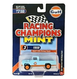 Racing Champions 1/64 Gulf 1959 Ford F-250 Pickup Truck Version A RC008A-3 - Picture 1 of 1