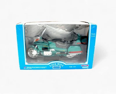 Vintage 1996 HONDA GOLD WING SE Motorcycle Die-Cast By New-Ray New in Box Green - Image 1 of 4