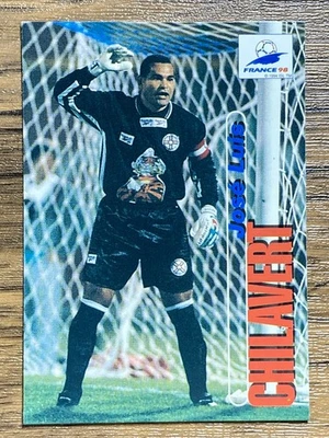 ¡Envío gratis! Tarjeta Panini Mundial Francia 1998 #4 José Luis Chilavert Paraguay Foto 1 de 4