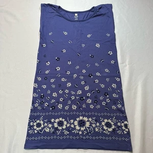 Girls Tea Collection Periwinkle/White Slip Dress Size 10 - Picture 1 of 6