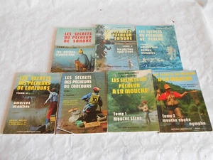 Vintage Fishing books les secrets series mouche 1/2 sandre 1/2 concours 1/2 perc - Picture 1 of 5
