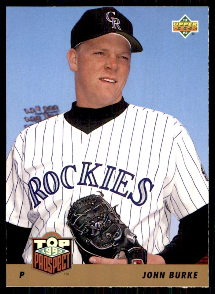 1993 Upper Deck John Burke Colorado Rockies #444 - Image 1 of 2