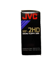 JVC Micro Floppy Disks 3.5" Diskette MF-2HD Vintage - Picture 1 of 4