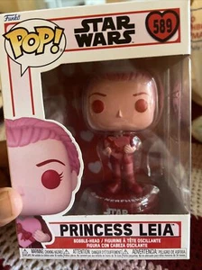 Princess Leia Funko Pop 589 Valentines - Picture 1 of 7