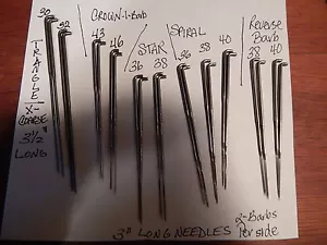 BETHANY ARTS-ASS'T Specialty Needles-Coarse-Star-Spiral-Crown-Reverse 2 ea. size - Picture 1 of 3