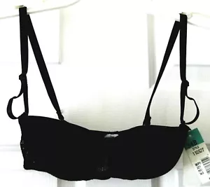 NWT BLACK LACE PADDED UNDERWIRE CABERNET BRA SIZE 34B $17 - Picture 1 of 1