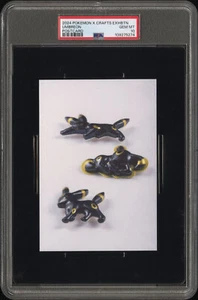 2024 POKEMON X CRAFTS EXHIBITION AZABUDAI HILLS GALLERY POSTCARD UMBREON PSA 10 - Picture 1 of 2