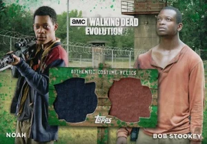 The Walking Dead Evolution, Noah / Bob Stookey Dual Relic Card #21/25 - Picture 1 of 2