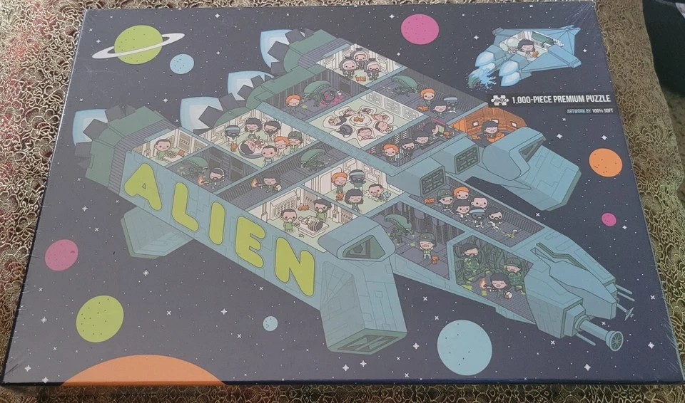Mondo Alien 1000 Piece Puzzle. Artwork By 100 Soft. Lt. Ed. Of 1500