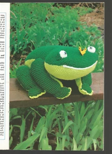 Toys Knit Crochet Patterns Dolls Turtle Mouse Frog Monkey Stuffed Animals L68 - Picture 1 of 7