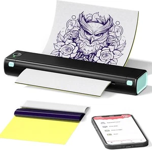 Phomemo M08F Bluetooth Wireless A4 Printer Brother PJ-722 PJ-763 Tattoo Matrices - Imagen 1 de 14