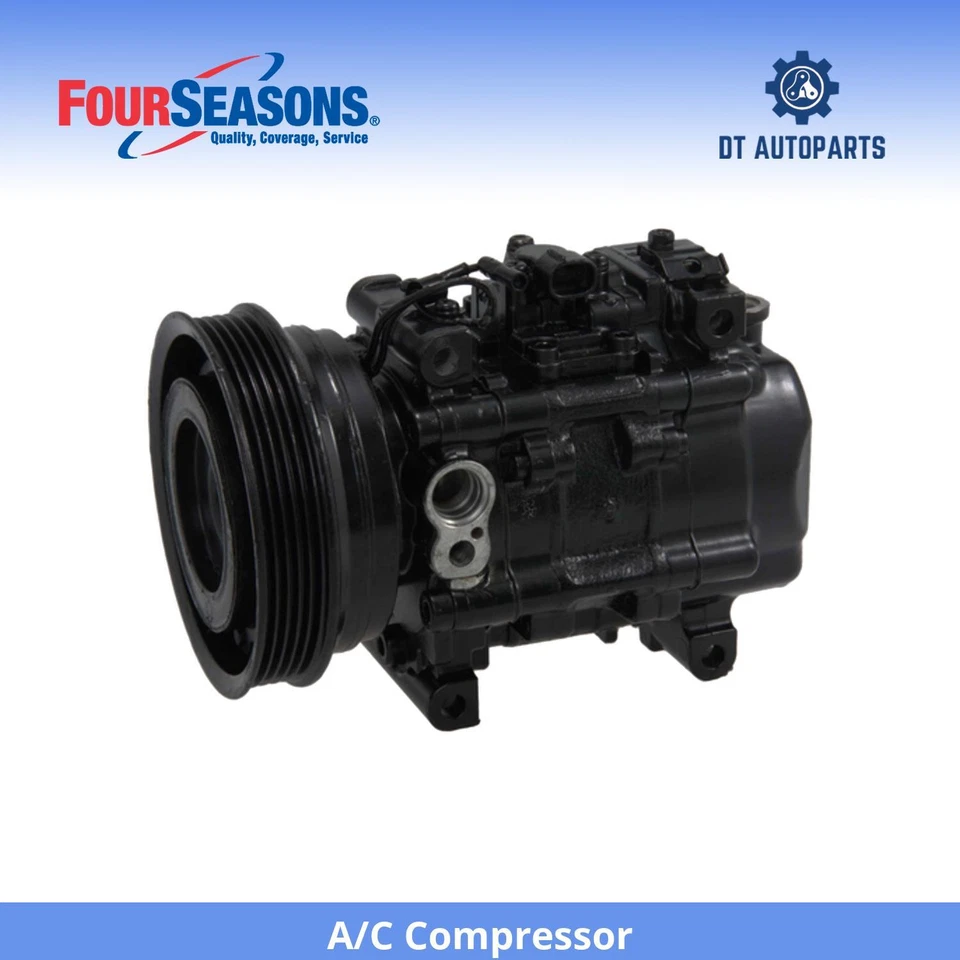 Compressor AC Toyota Tercel 1986-1988 4 estações 1987 - Imagem 1 de 4