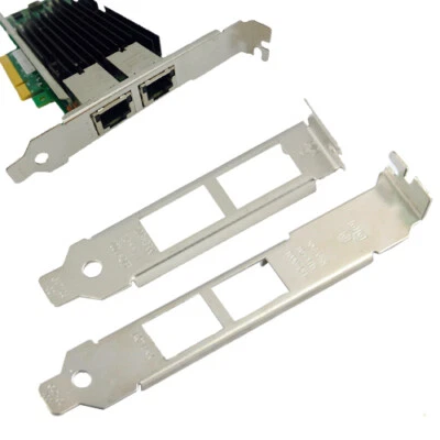 Low Profile Full High Bracket für Intel X540-T2 X550-T2 E10G42BT HP 561T - Bild 1 von 4