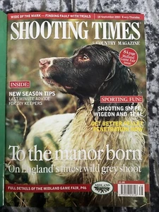 Shooting Times & Country Magazine - 18th Sep 2003 - Picture 1 of 2
