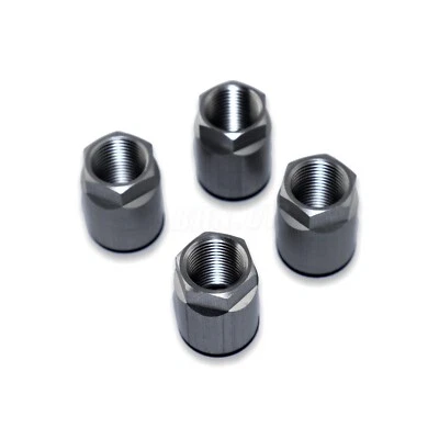 Set of 4 Genuine Continental Volvo TPMS typre Pressure Valve Securing Nuts - Image 1 of 4