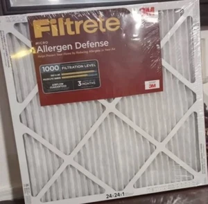 3M Filtrete 24x24x1 Air Filter MPR 1000 MERV 11, Allergen Defense, 2-Pack - Picture 1 of 2