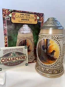 1997 Anheuser Busch Upland Game Birds Series Ruffed Grouse Stein CS316 3147/5000 - Bild 1 von 14
