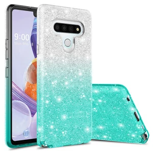For LG Stylo 6 Slim Shinning Bling Glitter Sparkle Case - Picture 1 of 6