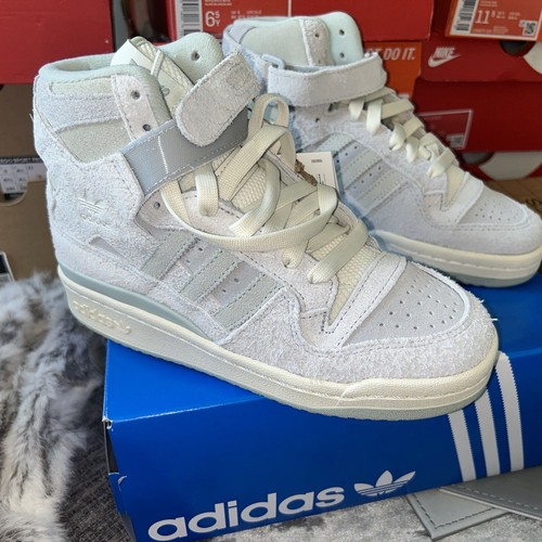 Adidas Forum 84 alta uk taglia 3 euro 35 5 LOOK CAMOSCIO DAVVERO BELLO IN SCATOLA ORIGINALE